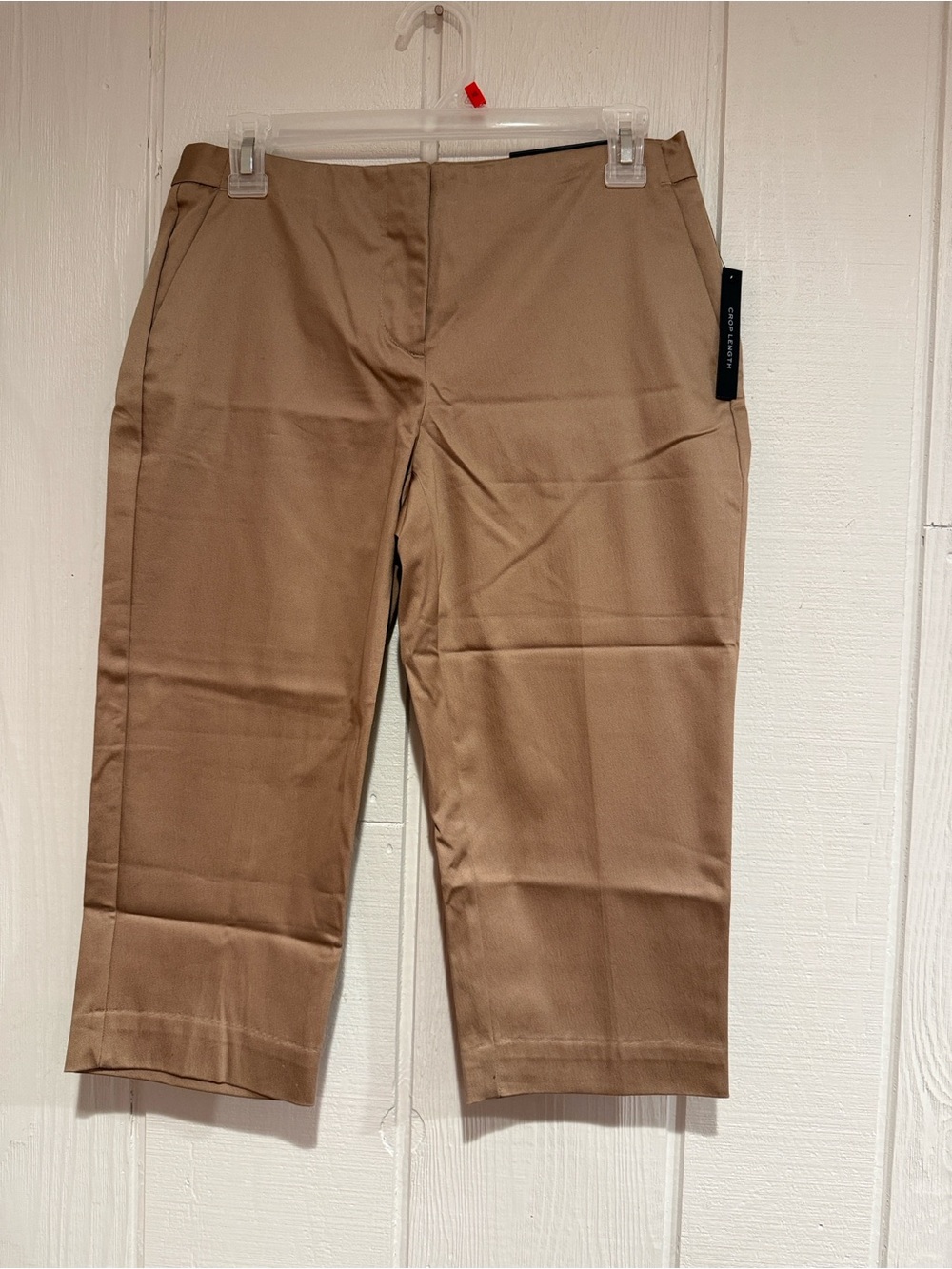Worthington Khaki Taupe Crop Length Capris